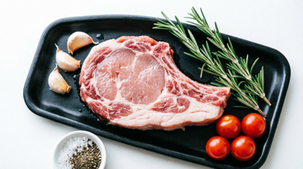 ceafa de porc cu os